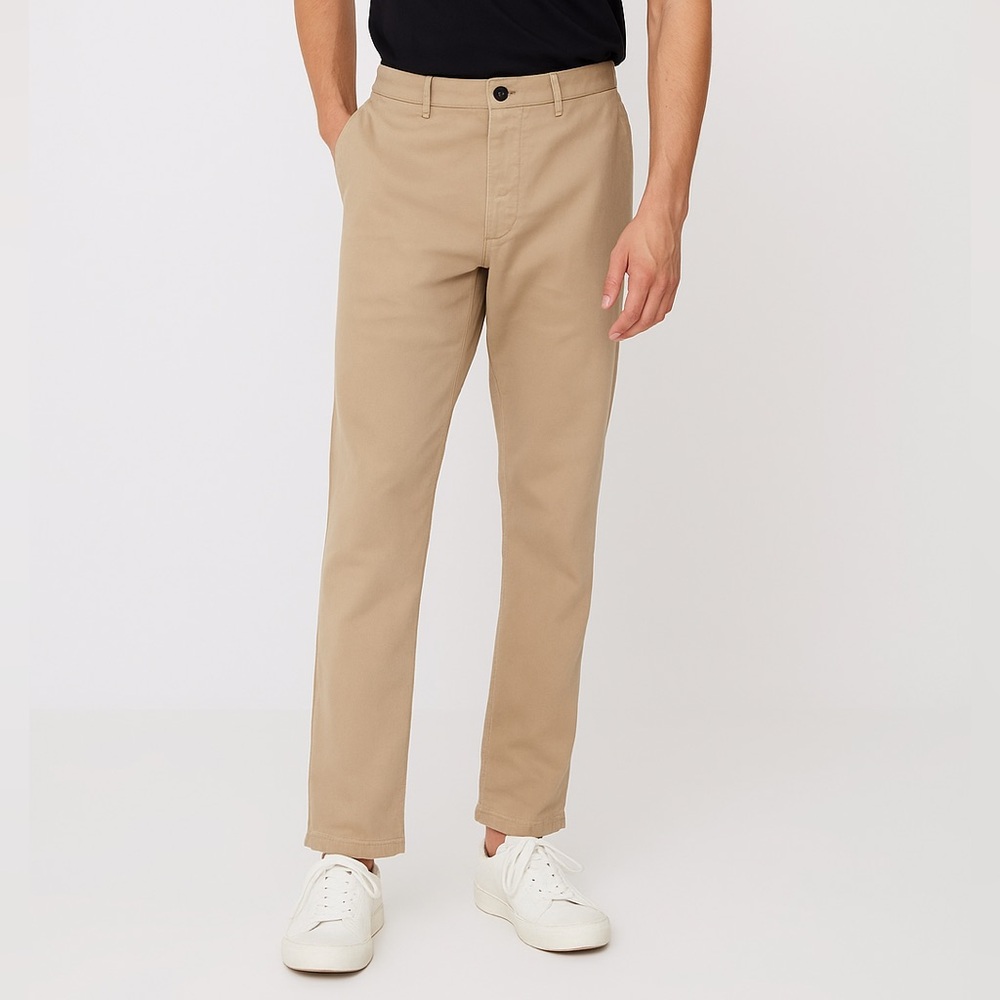 Mr. Porter Slim Fit Pants‎ Men’s 30 Sand Cotton Stretch Smart Casual Modern